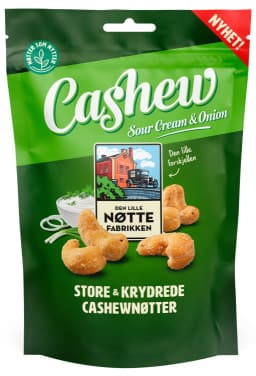 Cashewnøtter Sourcream&Onion 150g Dln