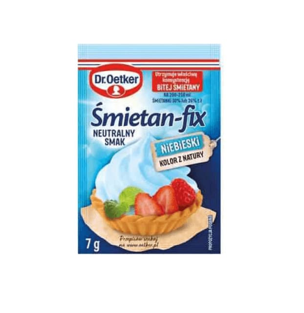 Śmietan Fix Blue Cream Pulver 7g ...