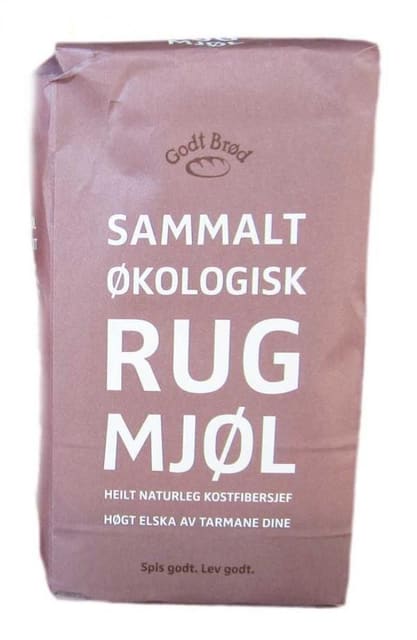 Rugmelsammalt, 1 kg, økologisk, Godt Brød