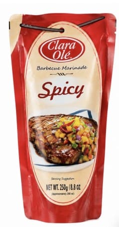 Clara ole Spicy BBQ Marinade 250g