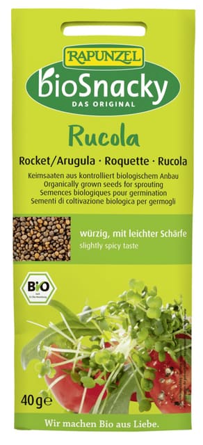 Spirefrøruccola, 40 g, økologisk, bioSnacky