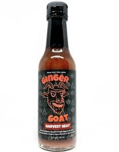 Ginger Goat Harvest Heat Hot Sauce - Sterk, Søt og Syrlig Chilisaus med Ghost Pepper 148 ml (Canada)