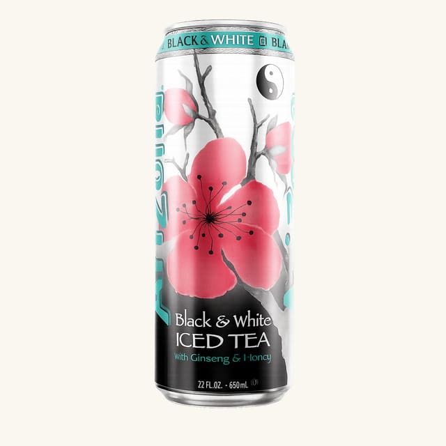 Arizona Black & White Iced Tea 650ml