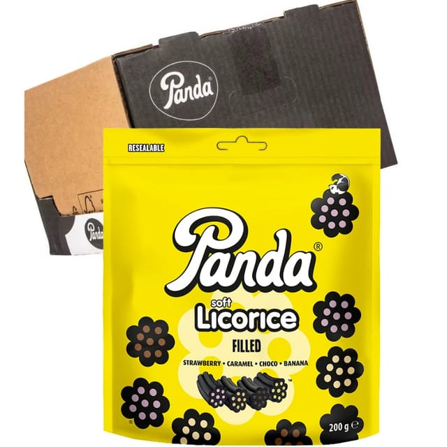 Panda Lakris Fylt 18x200g | Storpakk