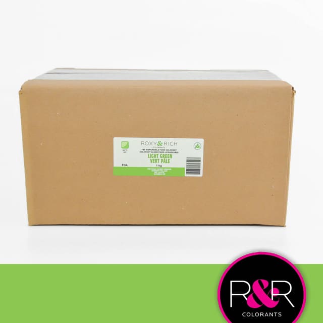 Lysegrønn 1kg – Fettløselig pulverfarge, Roxy & Rich