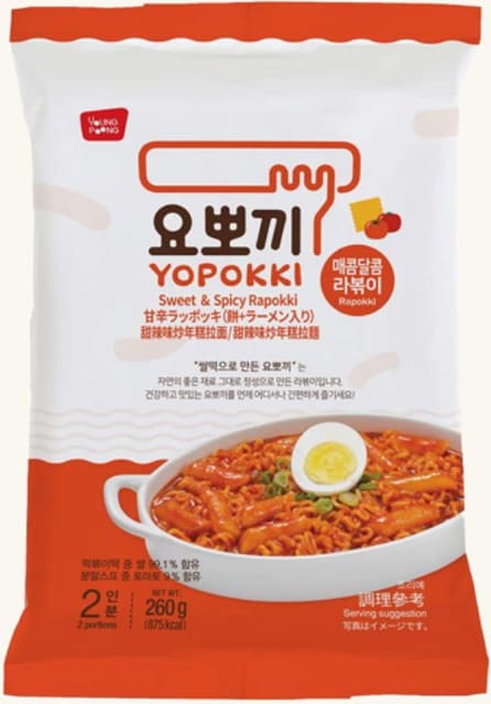 Yopokki Sweet and Spicy Rapokki 260g