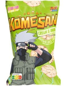 Naruto Ultrapop Komesan Rissnack Cream & Onion 60 gram (Japan)