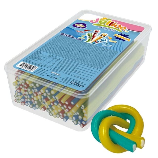 Jellio Pencil Assorted 1kg | Fruktige tyggepenner med fyll