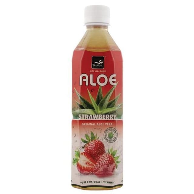 Tropical Aloe Vera Jordbær 500ml
