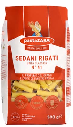 PastaZara Sedani Rigati 500g