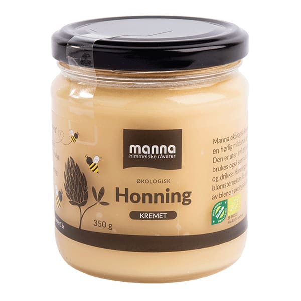 Honningkremet, 350 g, økologisk, Manna