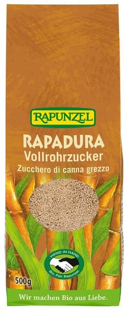 Rapadura rørsukker500 g, økologisk, Rapunzel