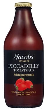 Tomatsaus Piccadilly 330g Jacobs Utvalgte