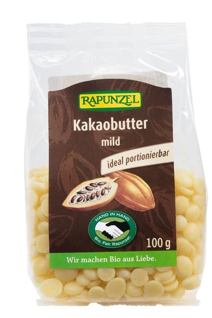 Kakaosmør i biter100 g, økologisk, Rapunzel