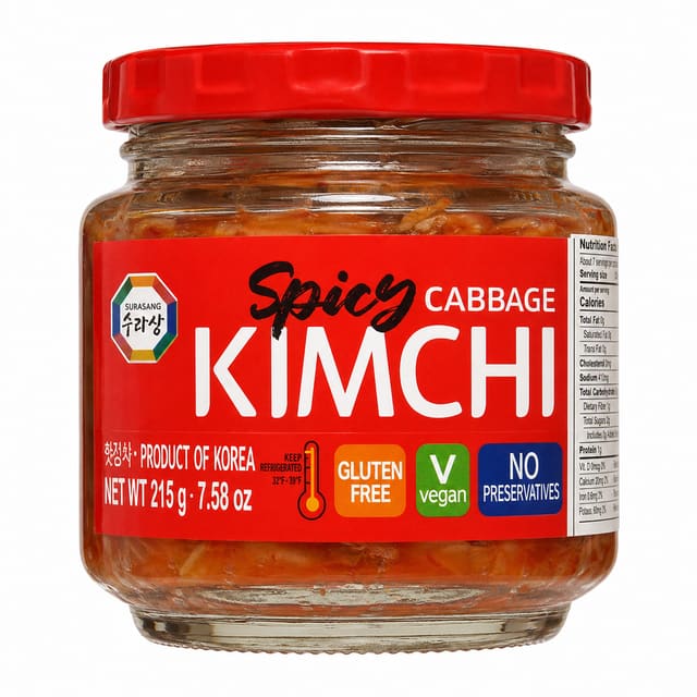 Surasang Spicy Cabbage Kimchi 215g