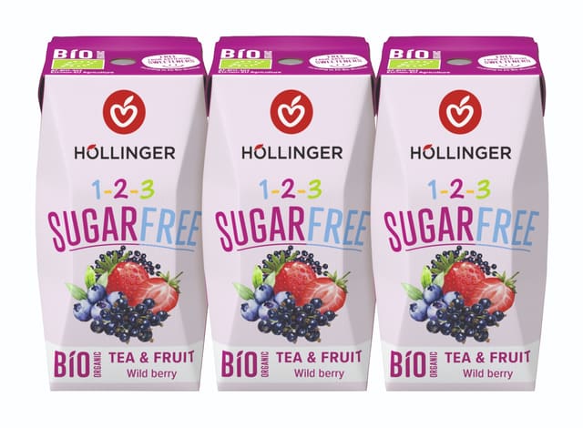 Wildberry juice3x200 ml, økologisk, Höllinger Juice