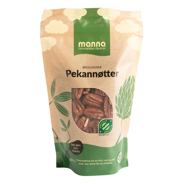 Pekannøtter200 g, økologisk, Manna