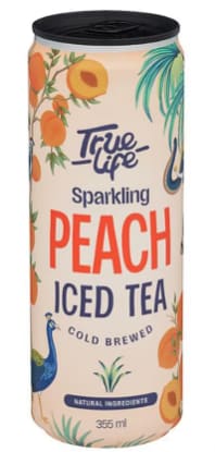 True Life Iced Tea Peach 355ml