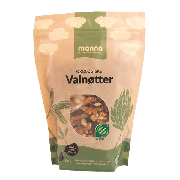 Valnøtter300 g, økologisk, Manna