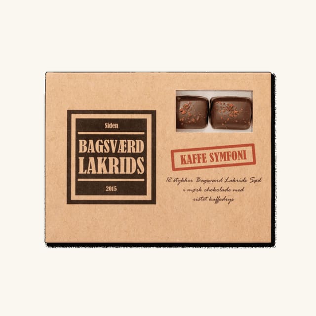 Bagsværds Lakris - Kaffe Symponi gaveeske