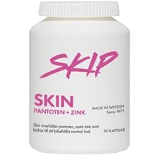 Skip SKIN Pantoten + Zink 90 kapsler