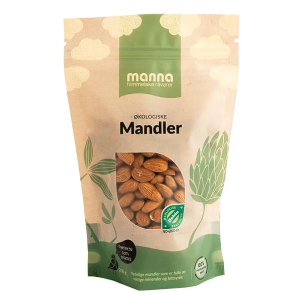 Mandler200 g, økologisk, Manna