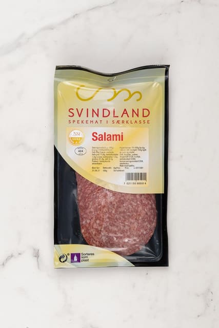 Salami oppskåret Svindland 100g