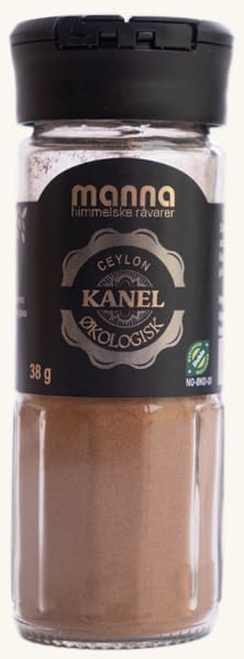 Kanel Ceylonmalt, 38 g, økologisk, Manna