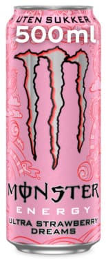 Monster Ultra Strawberry 0,5l boks