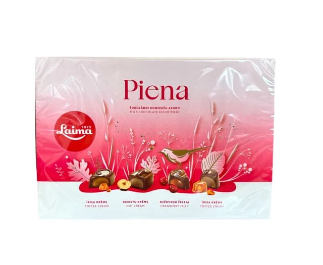 Melkesjokoladekonfekter LAIMA, 215g