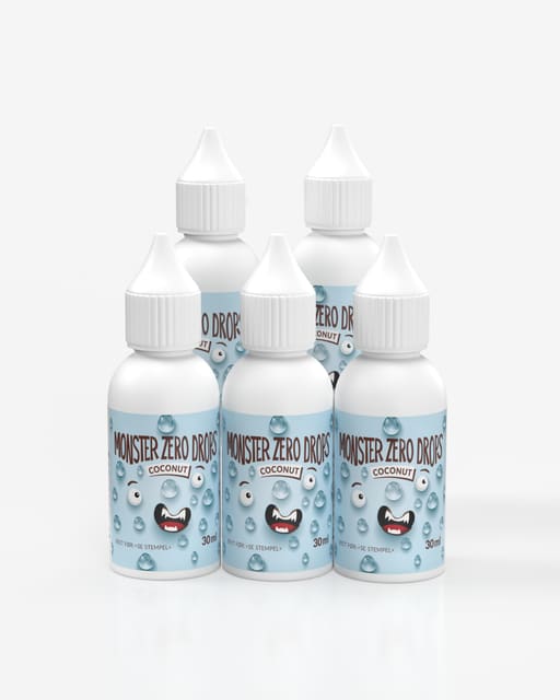 Monster Lavkarbo Zero Drops – Coconut – FEMPAKNING