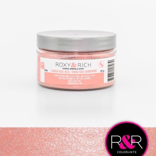 Tender Rose Gold 25g – Hybrid Sparkle Dust, Roxy & Rich