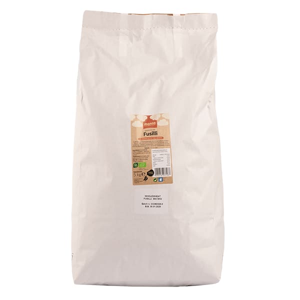 Fusillifullkorn, 5 kg, økologisk, Manna