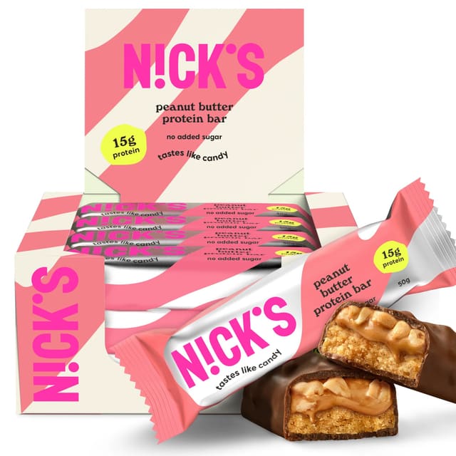 Nick's Protein Bar Peanut Butter 12x50g | Storpakk