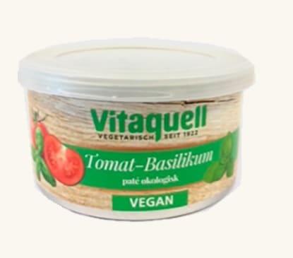 Vitaquell Pate Tomat/Basilikum 125g