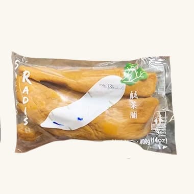 Salt Radish Whole - Three Deer Brand, 400g