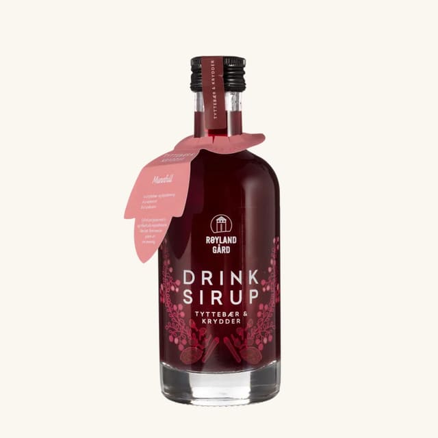 Drinksirup Tyttebær & krydder – 250 ml