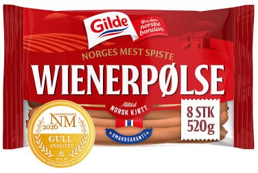 Wienerpølse 520g Gilde