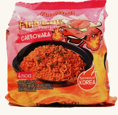FireBull Ramen Carbonara 4x135g