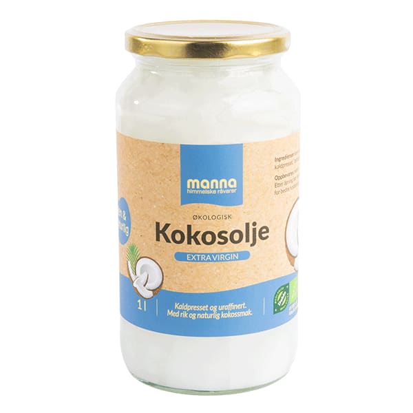 Kokosoljeextravirgin, 1 l, økologisk, Manna