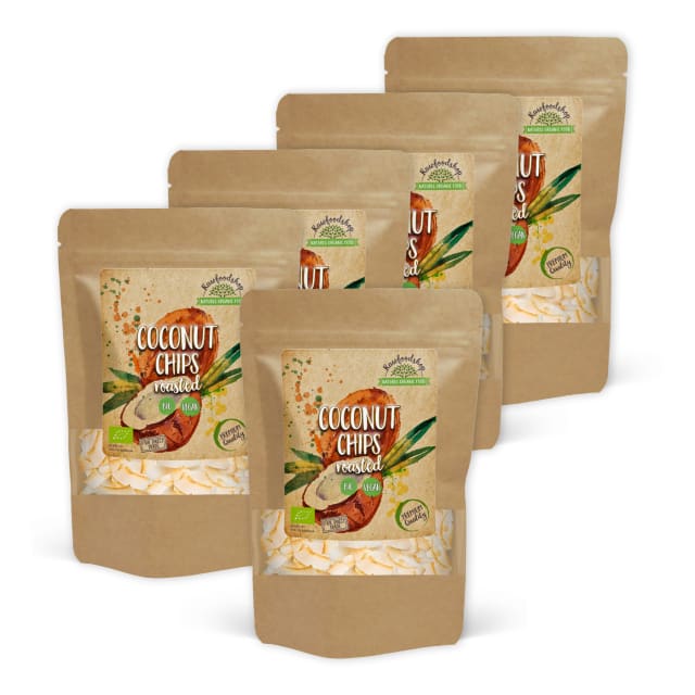 Kokosnøtt Chips Premium Ristede ØKO 200g x 5 pakker