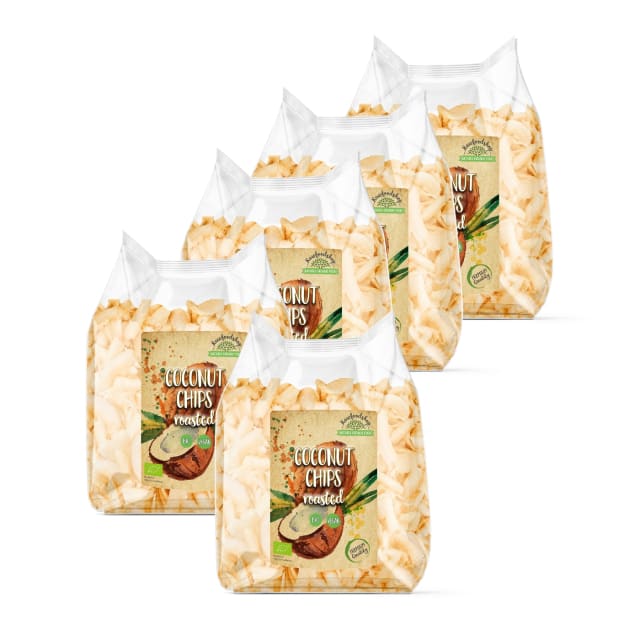 Kokosnøtt Chips Premium Tistede ØKO 400g x 5 pakker
