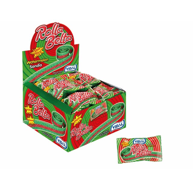 Vidal Rolla Belta Vannmelon 24x20g Storpakk