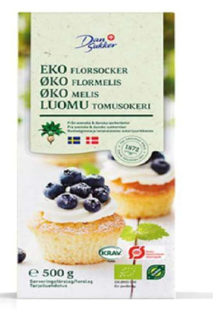 Melis500 g, økologisk, Dan Sukker