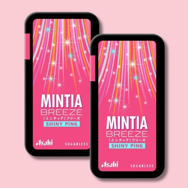 Mintia Breeze Mints Fruity Shiny Pink (ASAHI)