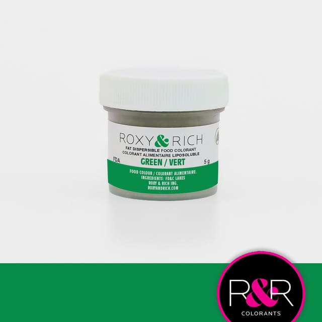 Grønn 1kg – Fettløselig pulverfarge, Roxy & Rich