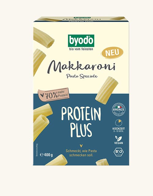 Makaroniproteinrik, 400 g, økologisk, Byodo