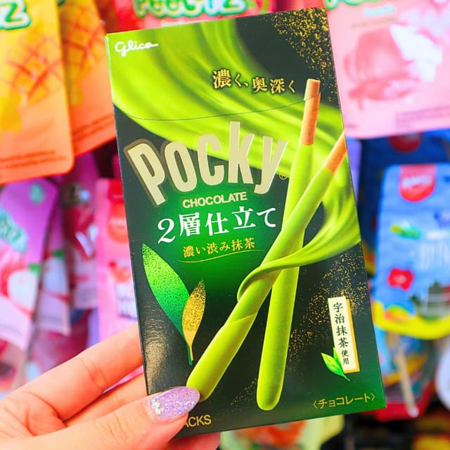 Premium Glico Pocky Rich Matcha Green Tea 71g (GLICO)