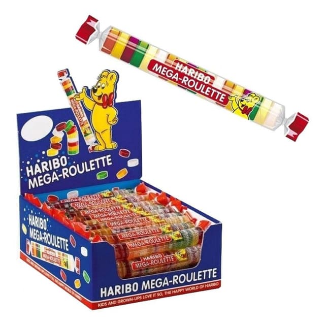 Haribo Mega Roulette Fruit 40x45g | Storpakk