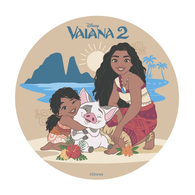 Vaiana, kakeprint Ø20 cm – Dekora – BEST FØR 10/26